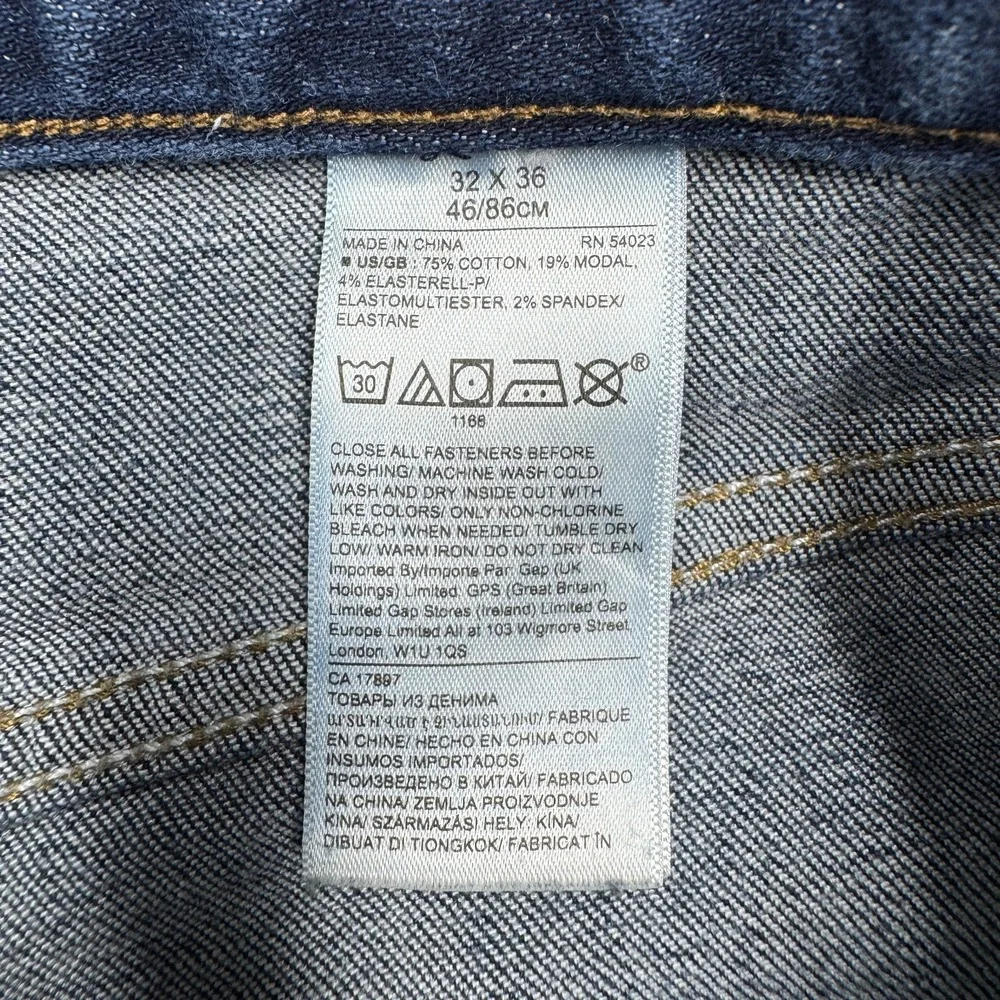 Banana Republic Straight Fit Jeans Blue Denim Pants Men's Size 32x36